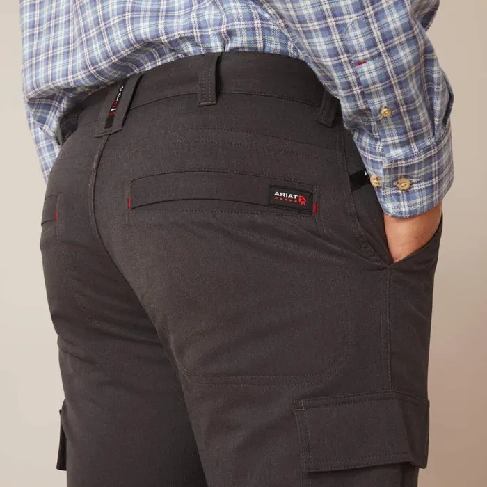 Men Workwear Ariat FR M7 Slim DuraStretch Duralight Twill Straight Pant Charcoal Men Workwear Ariat FR M7 Slim DuraStretch Duralight Twill Straight Pant Charcoal