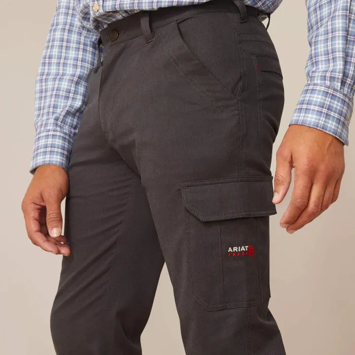Men Workwear Ariat FR M7 Slim DuraStretch Duralight Twill Straight Pant Charcoal Men Workwear Ariat FR M7 Slim DuraStretch Duralight Twill Straight Pant Charcoal