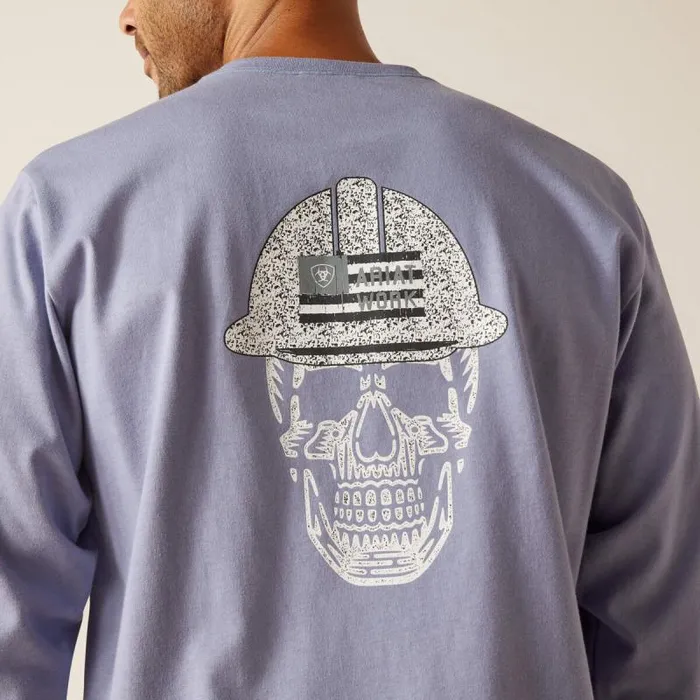 Men Workwear Ariat FR Roughneck Skull Logo TShirt Infinity Men Workwear Ariat FR Roughneck Skull Logo TShirt Infinity