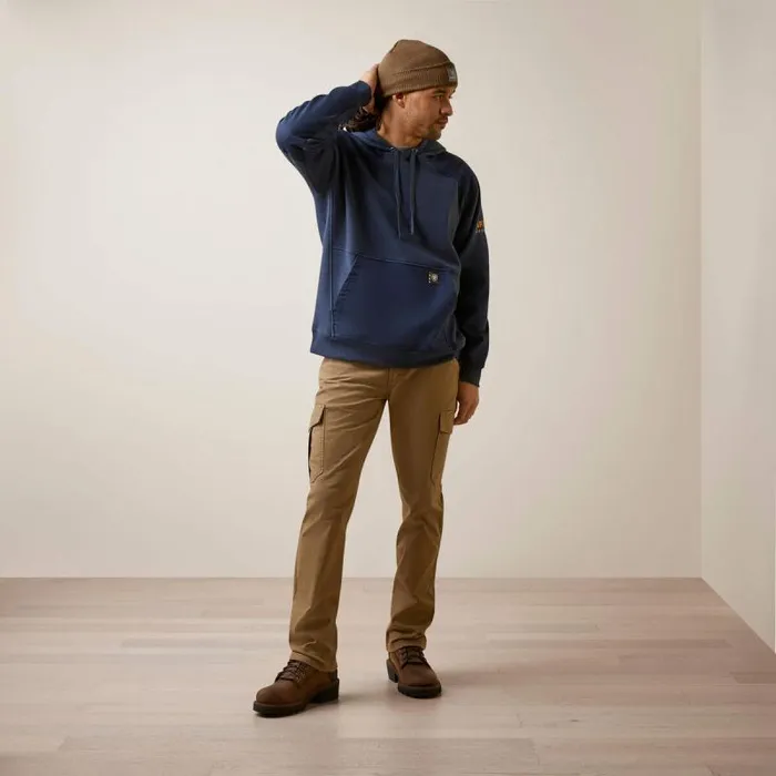 Men Workwear Ariat Rebar Workman DuraCanvas Hoodie Navy Heather Navy Men Workwear Ariat Rebar Workman DuraCanvas Hoodie Navy Heather Navy