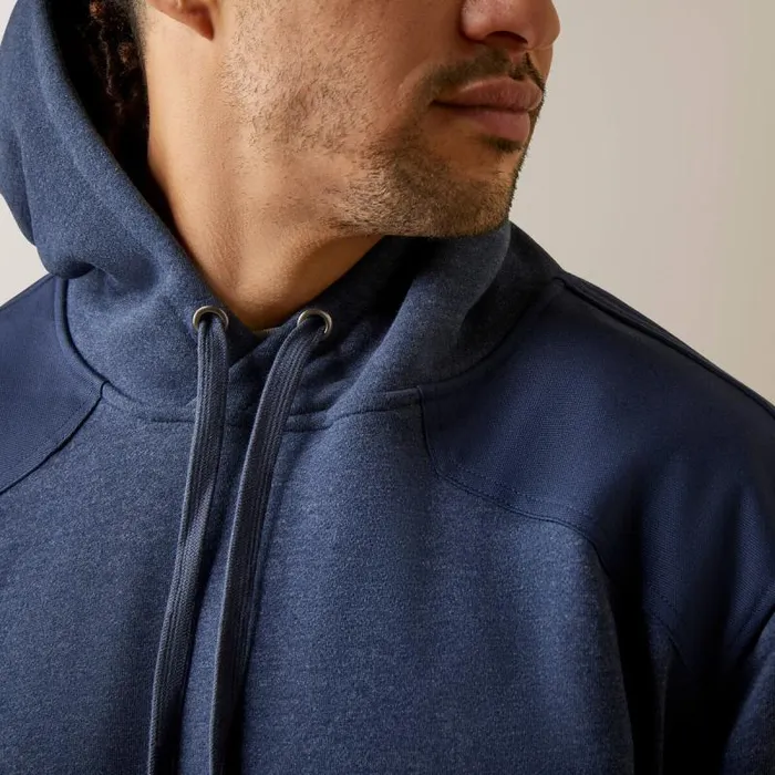 Men Workwear Ariat Rebar Workman DuraCanvas Hoodie Navy Heather Navy Men Workwear Ariat Rebar Workman DuraCanvas Hoodie Navy Heather Navy