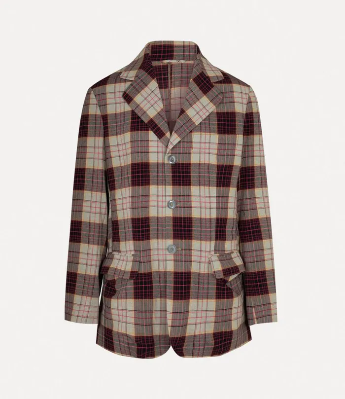 Men Wreck Jacket Redcheck Vivienne Westwood Coats And Jackets