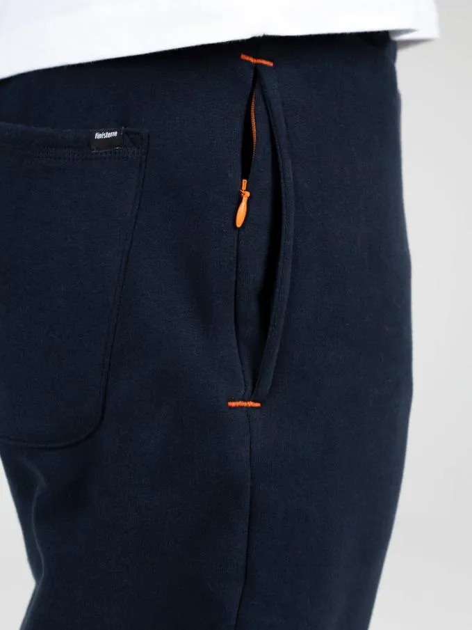 Men Zawn Jogger Navy Finisterre Trousers and Jeans