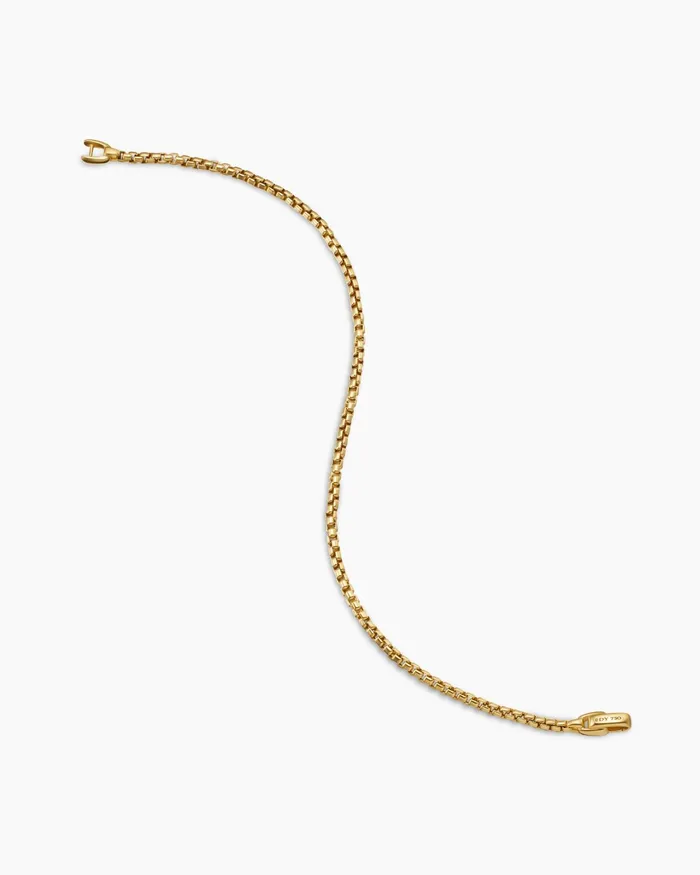 Mens Box Chain Bracelet In 18K Yellow Gold 27mm Men David Yurman Chain Mens Box Chain Bracelet In 18K Yellow Gold 27mm Men David Yurman Chain
