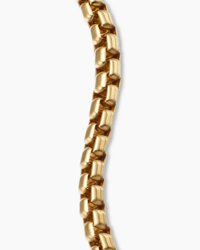 Mens Box Chain Bracelet In 18K Yellow Gold 27mm Men David Yurman Chain Mens Box Chain Bracelet In 18K Yellow Gold 27mm Men David Yurman Chain