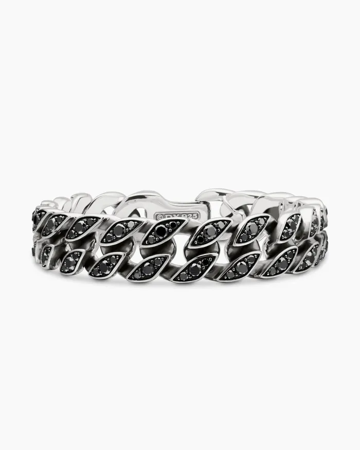 Mens Curb Chain Bracelet In Sterling Silver 145mm Men David Yurman Chain