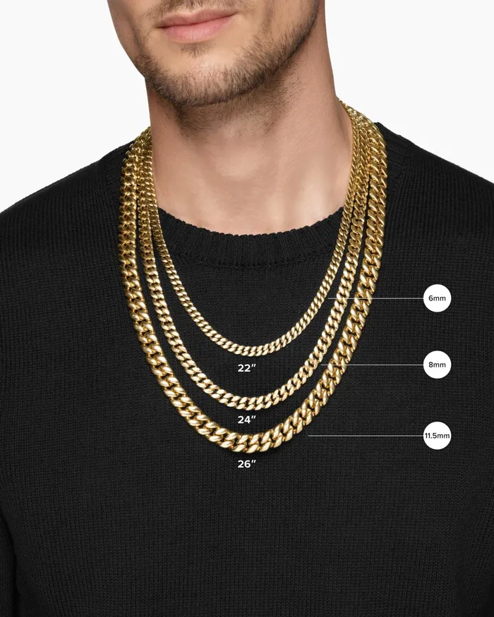 Mens Curb Chain Necklace In 18K Yellow Gold 6mm Men David Yurman Curb Chain Mens Curb Chain Necklace In 18K Yellow Gold 6mm Men David Yurman Curb Chain