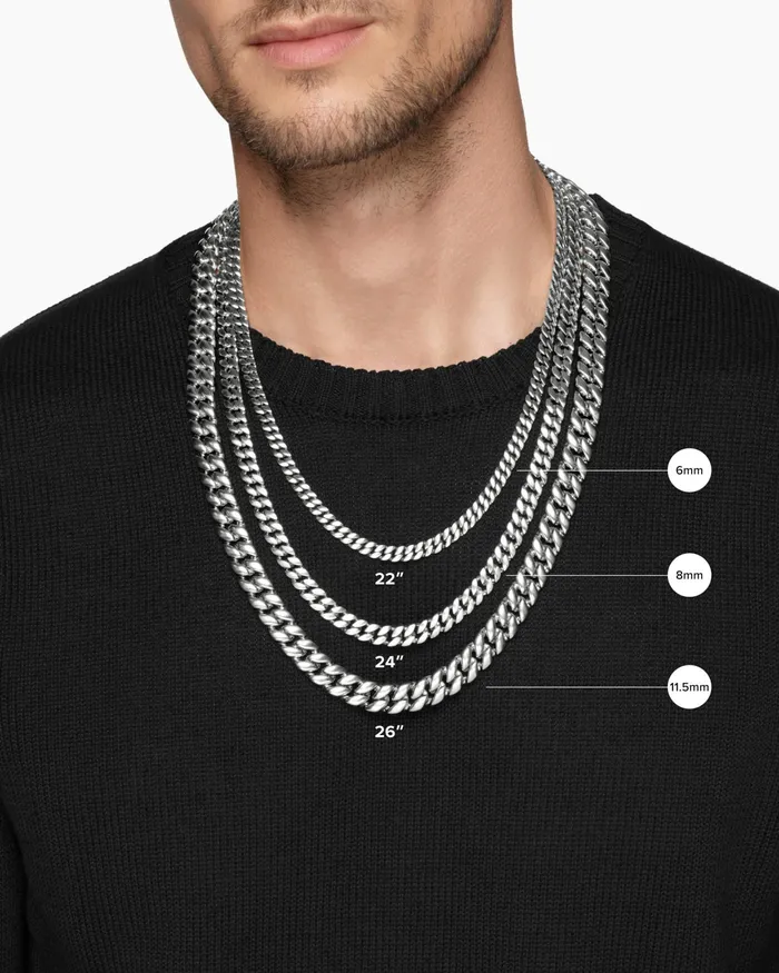 Mens Curb Chain Necklace In Sterling Silver 115mm Men David Yurman Chains Mens Curb Chain Necklace In Sterling Silver 115mm Men David Yurman Chains