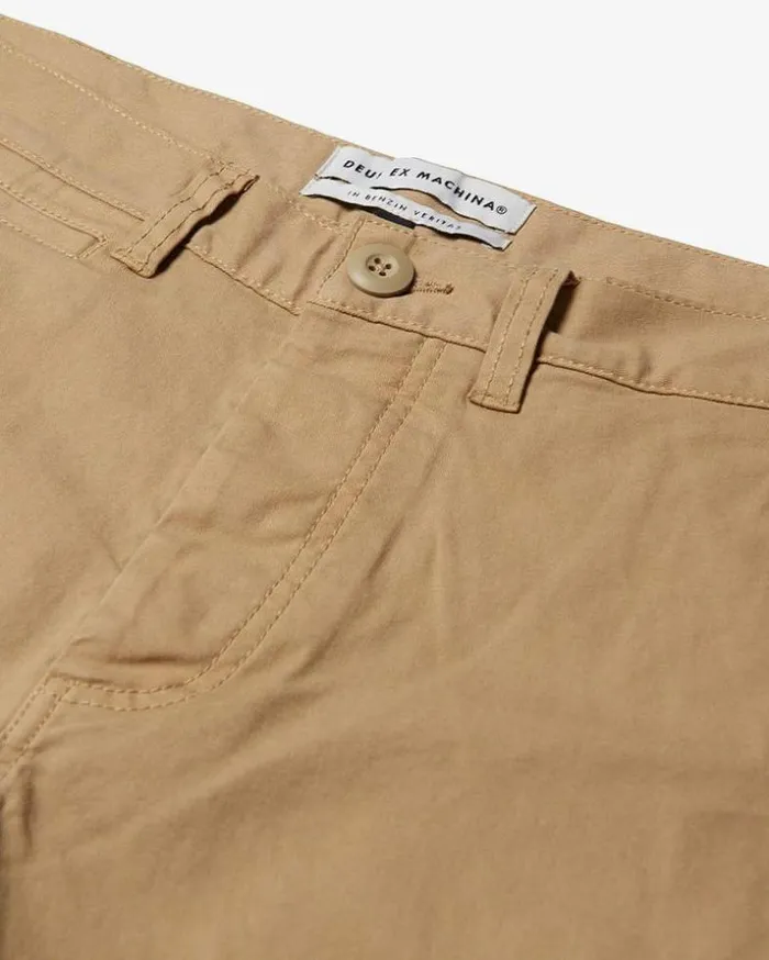 Mens Deus Ex Machina Classics Floyd Short 8211 Sand Sand Mens Deus Ex Machina Classics Floyd Short 8211 Sand Sand