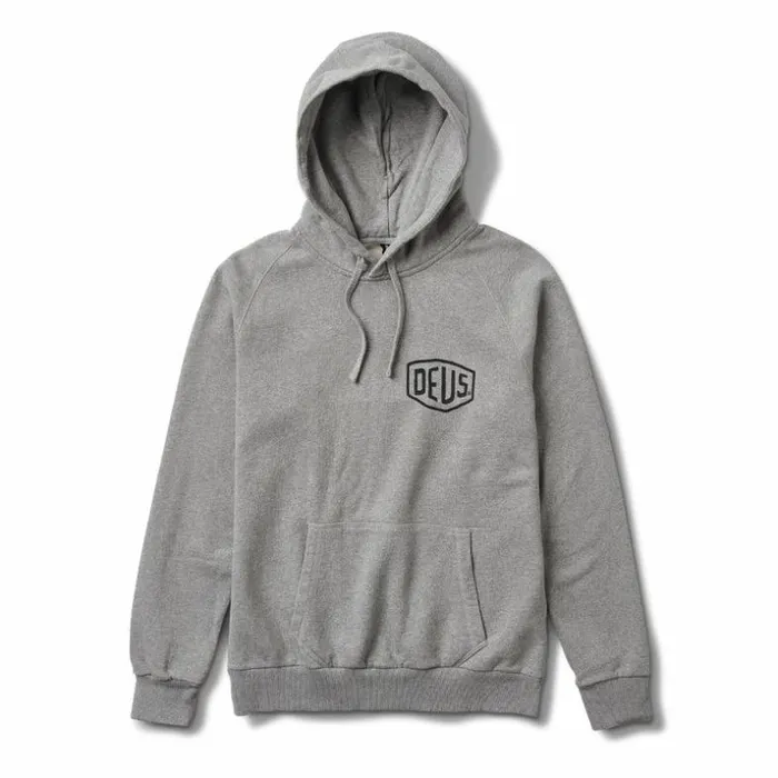 Mens Deus Ex Machina Classics Tokyo Address Hoodie 8211 Grey Marle Grey Marle Mens Deus Ex Machina Classics Tokyo Address Hoodie 8211 Grey Marle Grey Marle