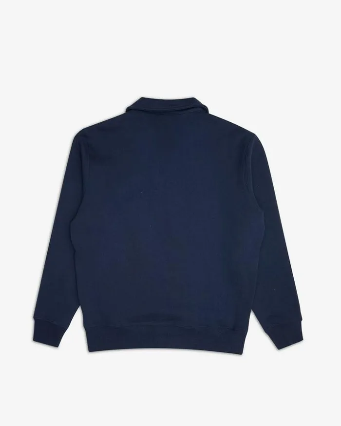Mens Deus Ex Machina Hoodies and Sweaters Naval Zip Neck 8211 Navy Navy Mens Deus Ex Machina Hoodies and Sweaters Naval Zip Neck 8211 Navy Navy