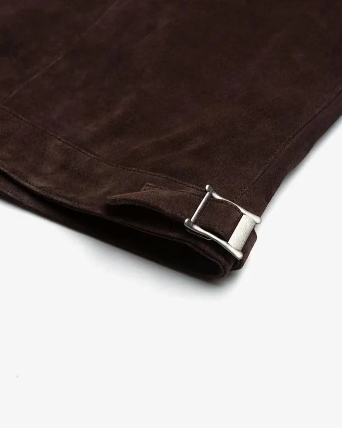 Mens Deus Ex Machina Jackets Hurricane Suede Jacket 8211 Choc Brown Choc Brown Mens Deus Ex Machina Jackets Hurricane Suede Jacket 8211 Choc Brown Choc Brown