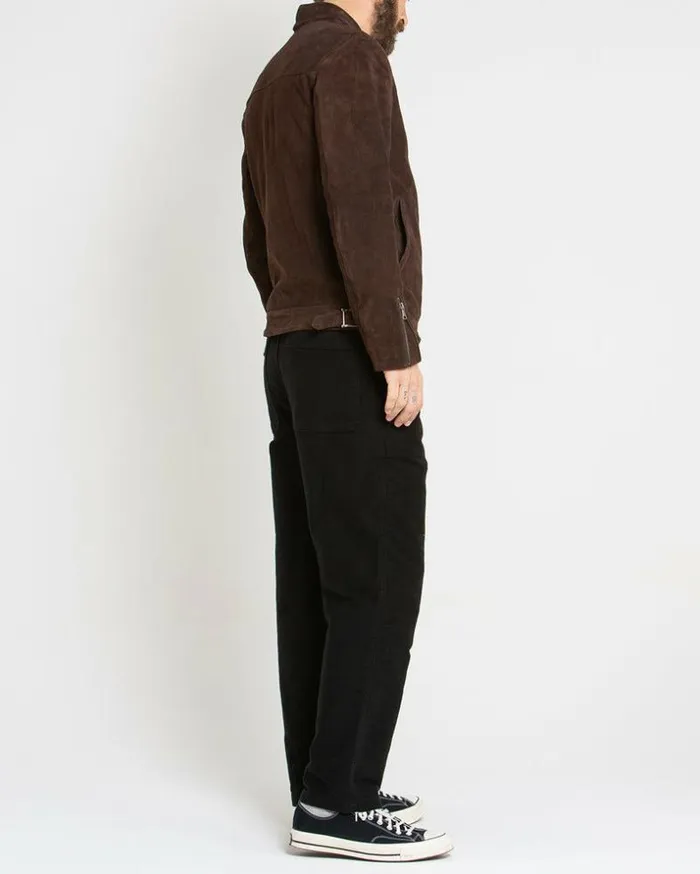Mens Deus Ex Machina Jackets Hurricane Suede Jacket 8211 Choc Brown Choc Brown Mens Deus Ex Machina Jackets Hurricane Suede Jacket 8211 Choc Brown Choc Brown