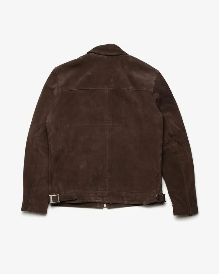 Mens Deus Ex Machina Jackets Hurricane Suede Jacket 8211 Choc Brown Choc Brown Mens Deus Ex Machina Jackets Hurricane Suede Jacket 8211 Choc Brown Choc Brown