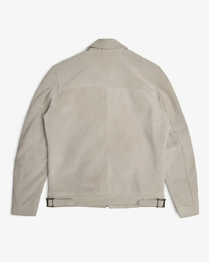 Mens Deus Ex Machina Jackets Hurricane Suede Jacket 8211 Dirty White Dirty White Mens Deus Ex Machina Jackets Hurricane Suede Jacket 8211 Dirty White Dirty White