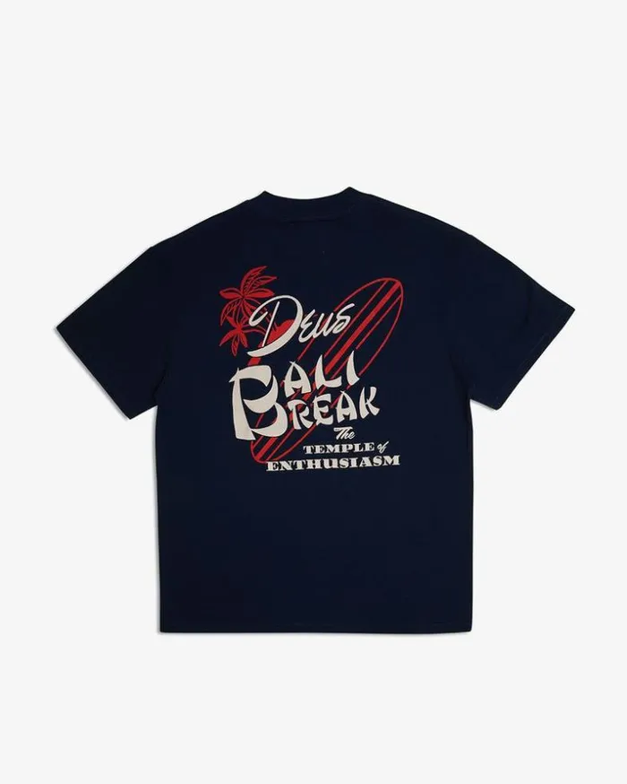 Mens Deus Ex Machina Tees Breaker Tee 8211 Navy Navy Mens Deus Ex Machina Tees Breaker Tee 8211 Navy Navy