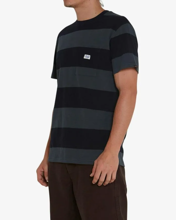 Mens Deus Ex Machina Tees Bruce Stripe Tee 8211 Green Gables Green Gables Mens Deus Ex Machina Tees Bruce Stripe Tee 8211 Green Gables Green Gables