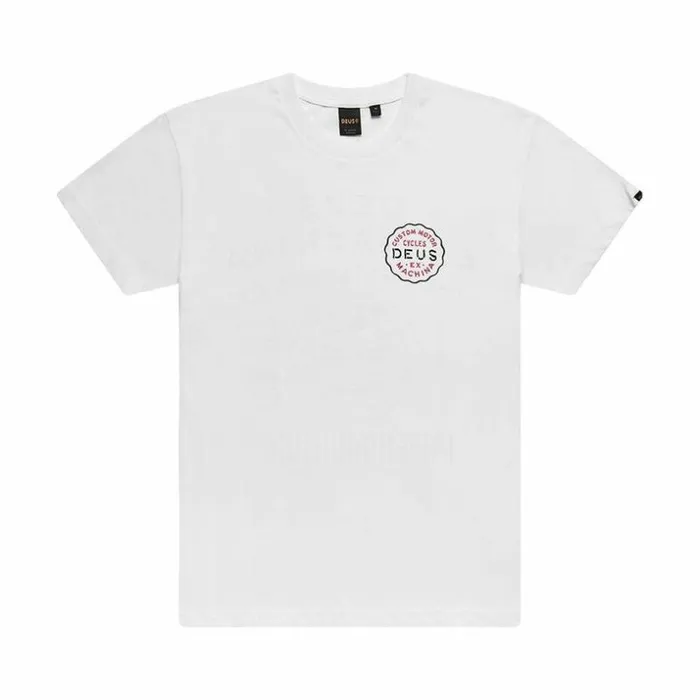Mens Deus Ex Machina Tees Camperdown Address Tee 8211 Vintage White Vintage White Mens Deus Ex Machina Tees Camperdown Address Tee 8211 Vintage White Vintage White