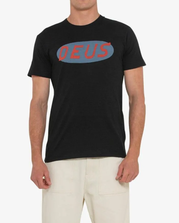 Mens Deus Ex Machina Tees Quanta Tee 8211 Black Black