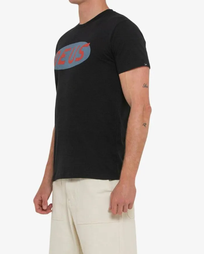 Mens Deus Ex Machina Tees Quanta Tee 8211 Black Black Mens Deus Ex Machina Tees Quanta Tee 8211 Black Black