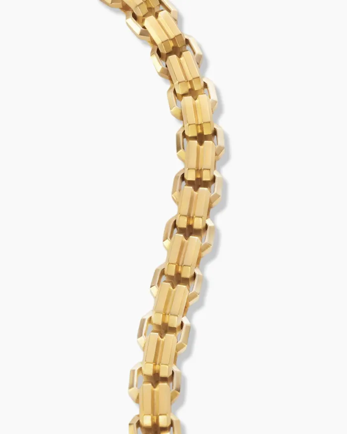 Mens Streamline Double Link Bracelet In 18K Yellow Gold 8mm Men David Yurman Chain Mens Streamline Double Link Bracelet In 18K Yellow Gold 8mm Men David Yurman Chain