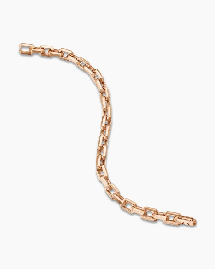 Mens Streamline Heirloom Chain Link Bracelet In 18K Rose Gold 75mm Men David Yurman Chain Mens Streamline Heirloom Chain Link Bracelet In 18K Rose Gold 75mm Men David Yurman Chain