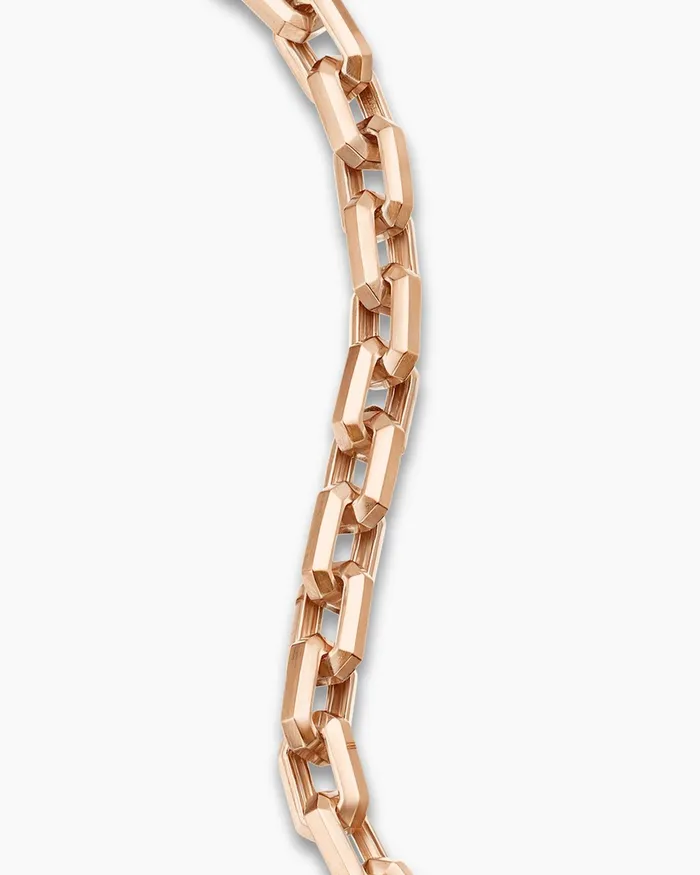 Mens Streamline Heirloom Chain Link Bracelet In 18K Rose Gold 75mm Men David Yurman Chain Mens Streamline Heirloom Chain Link Bracelet In 18K Rose Gold 75mm Men David Yurman Chain