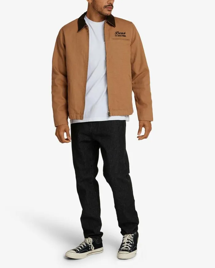 MensWomens Deus Ex Machina Classics Address Workwear Jacket 8211 Dijon Dijon MensWomens Deus Ex Machina Classics Address Workwear Jacket 8211 Dijon Dijon