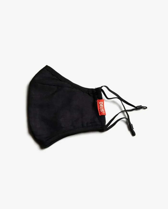 MensWomens Deus Ex Machina Hats Reusable Face Mask 2 Pack 8211 Black Black MensWomens Deus Ex Machina Hats Reusable Face Mask 2 Pack 8211 Black Black