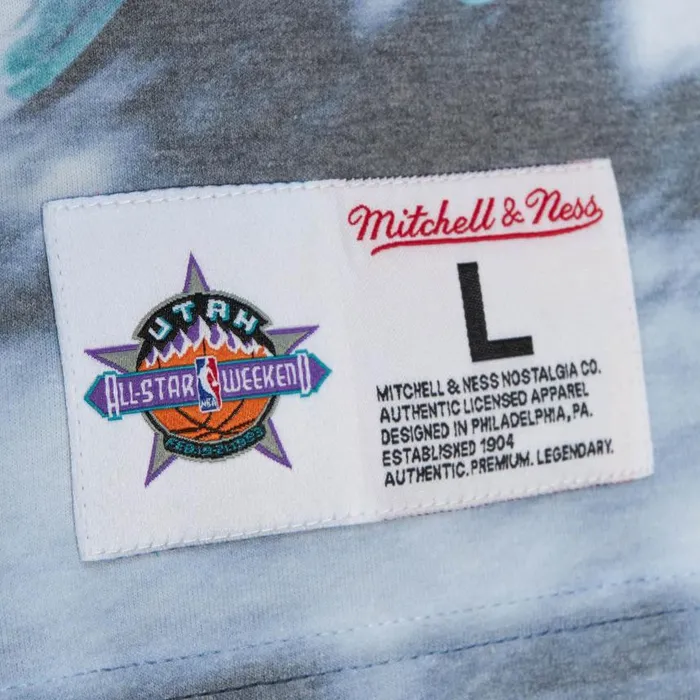 Mitchell and Ness Above The Rim Sublimated SS Tee Golden State Warriors Men TShirts and Tops Mitchell and Ness Above The Rim Sublimated SS Tee Golden State Warriors Men TShirts and Tops
