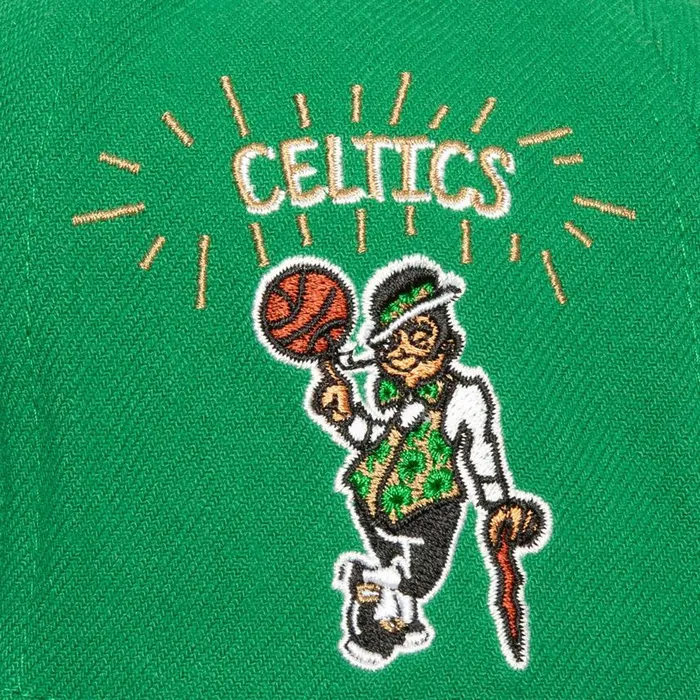 Mitchell and Ness All Out Snapback Boston Celtics Men Hats and Headwear Mitchell and Ness All Out Snapback Boston Celtics Men Hats and Headwear