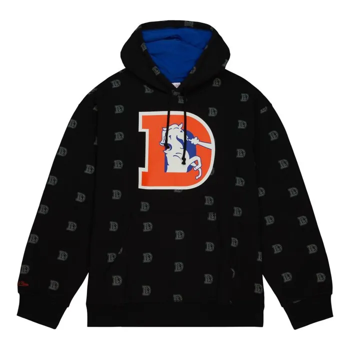 Mitchell and Ness AOP Fleece Hoodie Denver Broncos Men Hoodies and Sweatshirts Mitchell and Ness AOP Fleece Hoodie Denver Broncos Men Hoodies and Sweatshirts