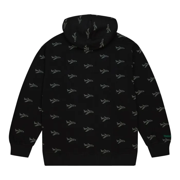 Mitchell and Ness AOP Fleece Hoodie New York Jets Men Hoodies and Sweatshirts Mitchell and Ness AOP Fleece Hoodie New York Jets Men Hoodies and Sweatshirts