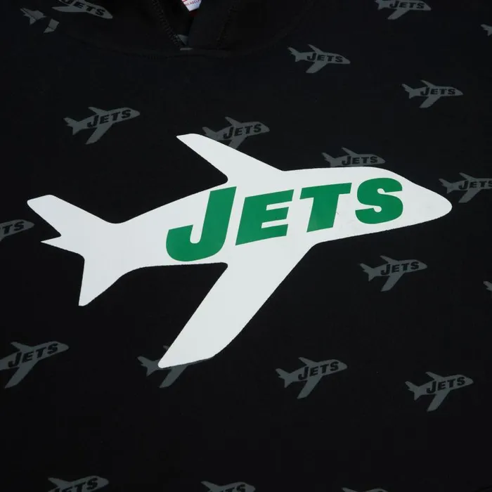 Mitchell and Ness AOP Fleece Hoodie New York Jets Men Hoodies and Sweatshirts Mitchell and Ness AOP Fleece Hoodie New York Jets Men Hoodies and Sweatshirts