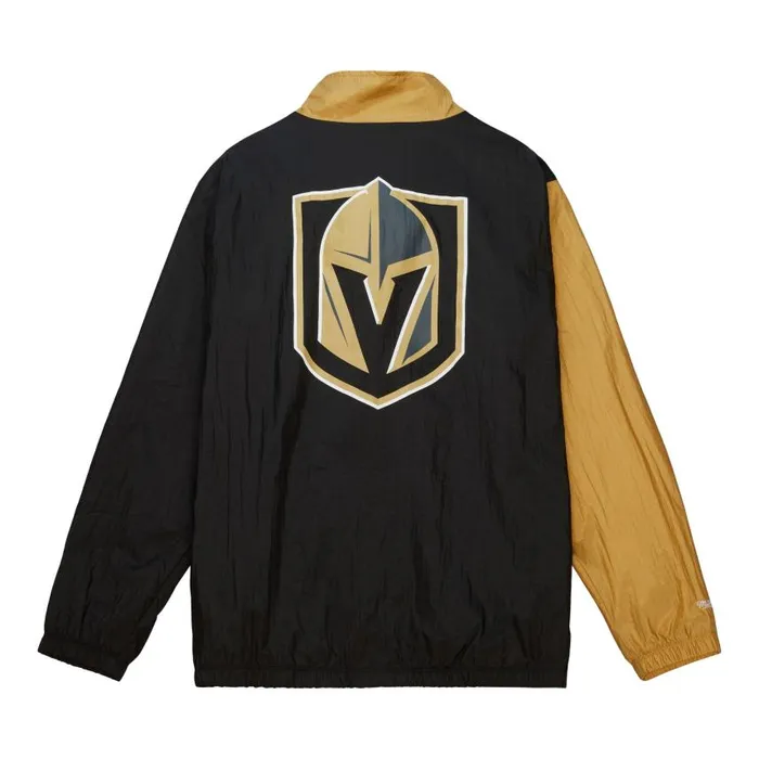 Mitchell and Ness Arched Retro Lined Windbreaker Vegas Golden Knights Men Jackets and Outerwear Mitchell and Ness Arched Retro Lined Windbreaker Vegas Golden Knights Men Jackets and Outerwear
