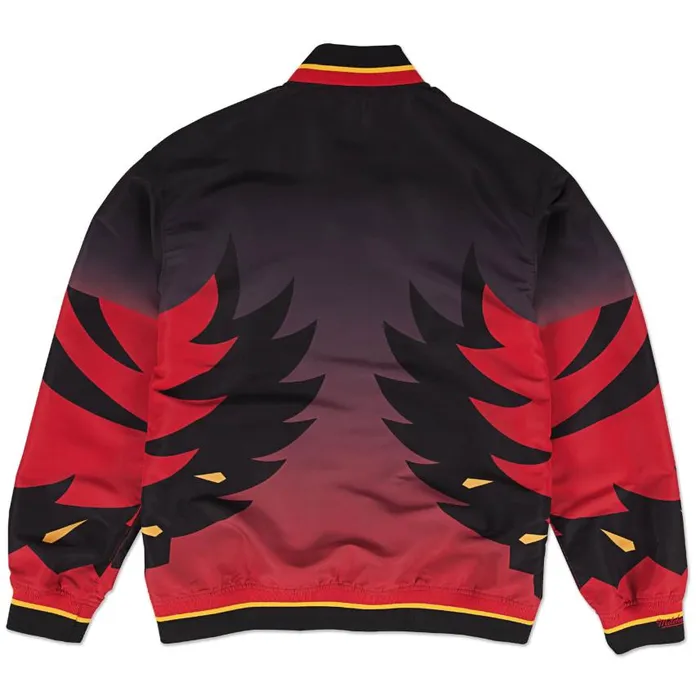 Mitchell and Ness Authentic Atlanta Hawks 199596 Warm Up Jacket Men Jackets and Outerwear Mitchell and Ness Authentic Atlanta Hawks 199596 Warm Up Jacket Men Jackets and Outerwear