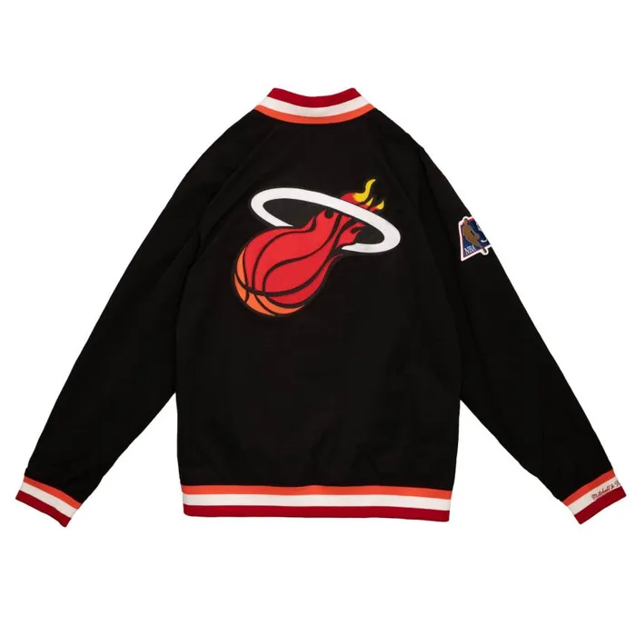 Mitchell and Ness Authentic Miami Heat 199697 Jacket Men Jackets and Outerwear Mitchell and Ness Authentic Miami Heat 199697 Jacket Men Jackets and Outerwear