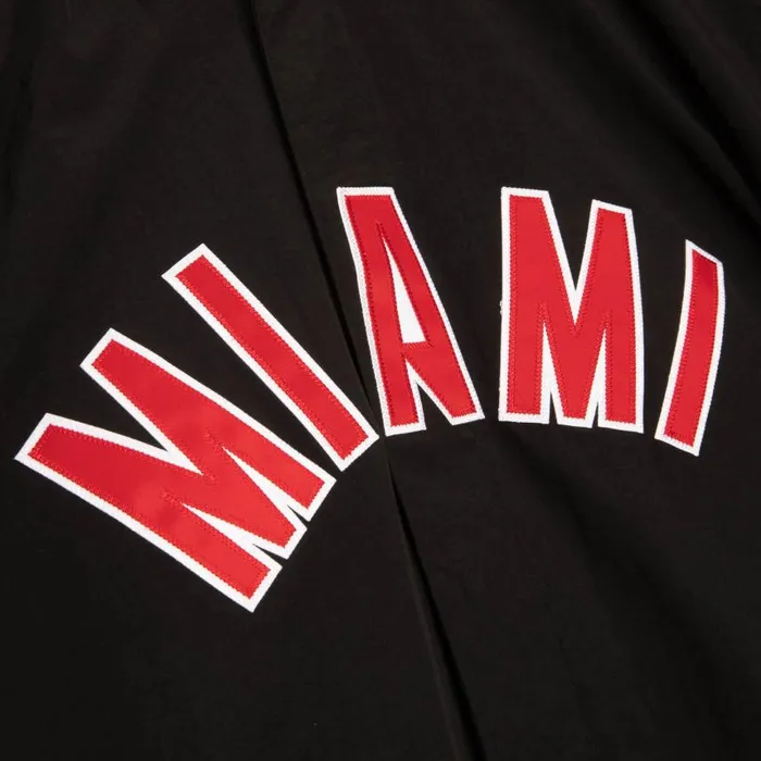 Mitchell and Ness Authentic Miami Heat 199697 Jacket Men Jackets and Outerwear Mitchell and Ness Authentic Miami Heat 199697 Jacket Men Jackets and Outerwear