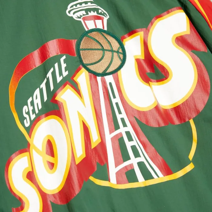 Mitchell and Ness Authentic Seattle Supersonics 199596 Jacket Men Jackets and Outerwear Mitchell and Ness Authentic Seattle Supersonics 199596 Jacket Men Jackets and Outerwear