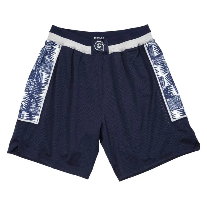 Mitchell and Ness Authentic Shorts Georgetown University 199596 Men Shorts