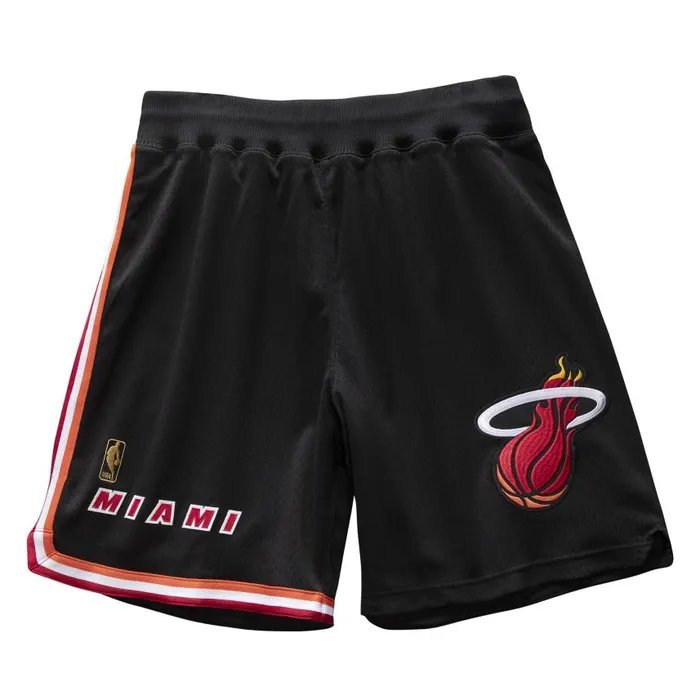 Mitchell and Ness Authentic Shorts Miami Heat 199697 Men Shorts