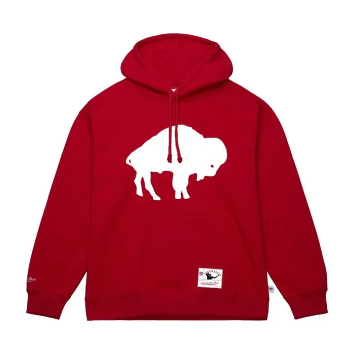 Mitchell and Ness Basic Logo 2 Hoodie Buffalo Bills Men Hoodies and Sweatshirts Mitchell and Ness Basic Logo 2 Hoodie Buffalo Bills Men Hoodies and Sweatshirts