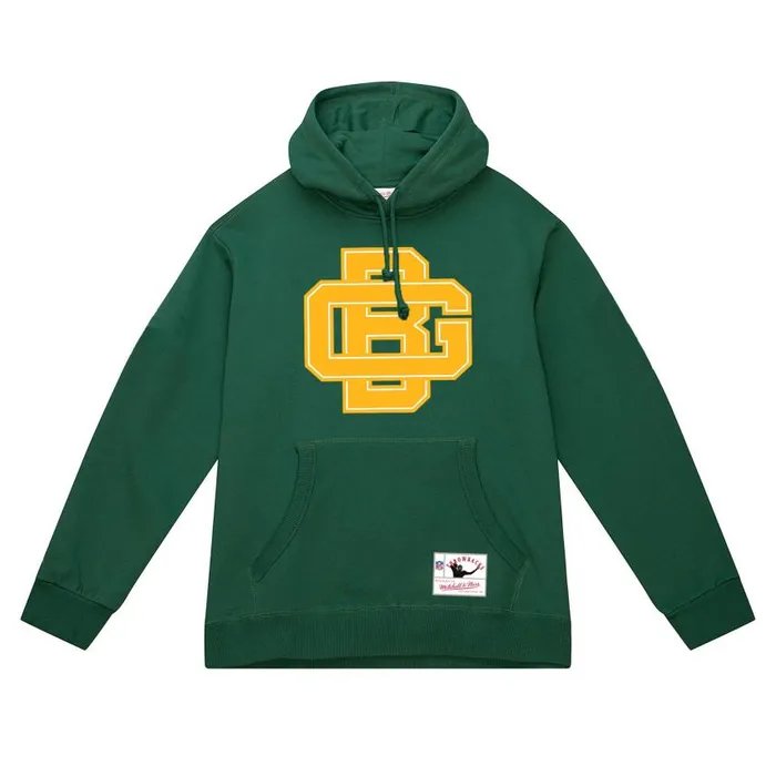 Mitchell and Ness Basic Logo 2 Hoodie Green Bay Packers Men Hoodies and Sweatshirts Mitchell and Ness Basic Logo 2 Hoodie Green Bay Packers Men Hoodies and Sweatshirts