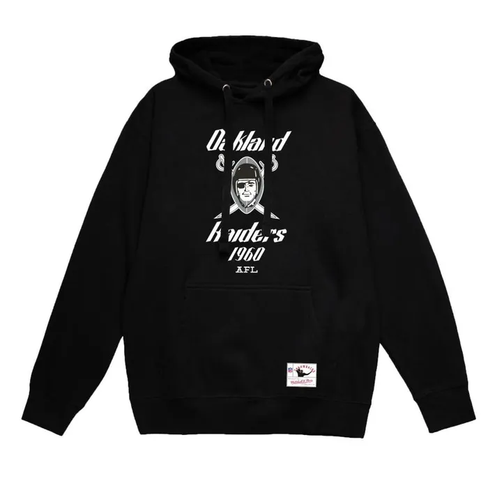 Mitchell and Ness Basic Logo 2 Hoodie Oakland Raiders Men Hoodies and Sweatshirts Mitchell and Ness Basic Logo 2 Hoodie Oakland Raiders Men Hoodies and Sweatshirts