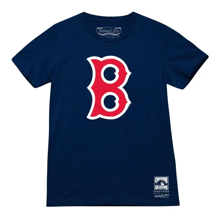 Mitchell and Ness Basic Logo 3 Tee Boston Red Sox Men TShirts and Tops