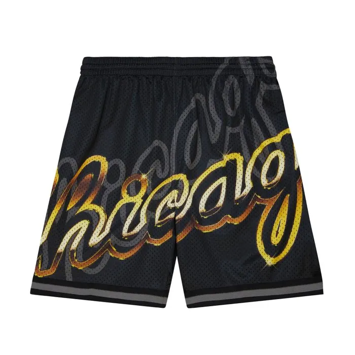 Mitchell and Ness Big Face 40 Shorts Chicago Bulls Kids Shorts and Skorts