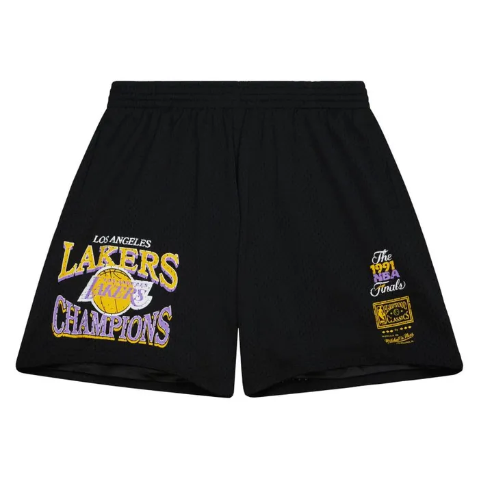 Mitchell and Ness Champions Era HWC Swingman Los Angeles Lakers Shorts Men Shorts Mitchell and Ness Champions Era HWC Swingman Los Angeles Lakers Shorts Men Shorts
