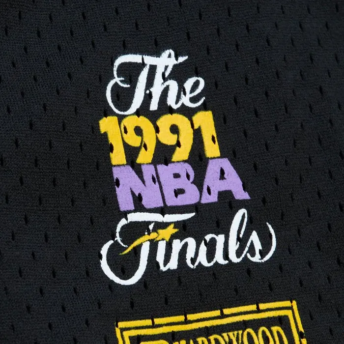 Mitchell and Ness Champions Era HWC Swingman Los Angeles Lakers Shorts Men Shorts Mitchell and Ness Champions Era HWC Swingman Los Angeles Lakers Shorts Men Shorts