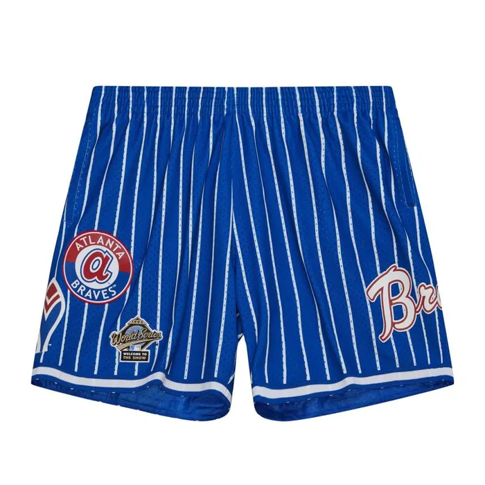 Mitchell and Ness City Collection Mesh Shorts Atlanta Braves Men Shorts