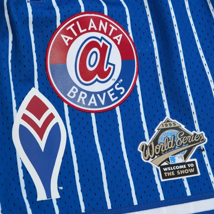 Mitchell and Ness City Collection Mesh Shorts Atlanta Braves Men Shorts Mitchell and Ness City Collection Mesh Shorts Atlanta Braves Men Shorts